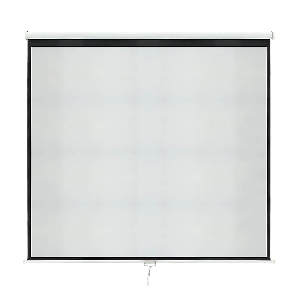 100 Inch 16:9 Manual Pull Down Outdoor Projector Projection Screen Theater Movie