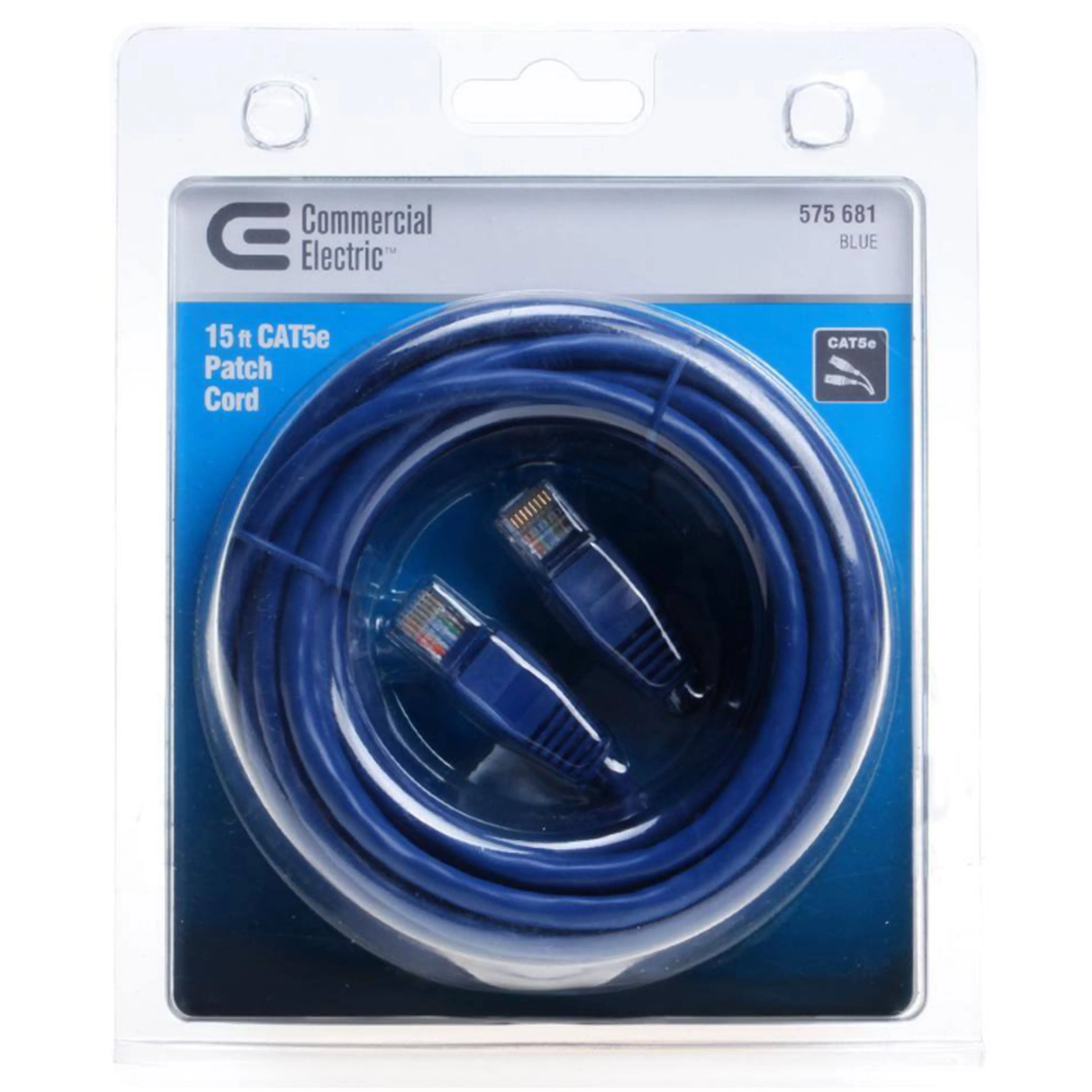 4 Pc 15 FT CAT5e 24 AWG RJ45 Ethernet LAN Network Patch Cable Solid UTP Snagless