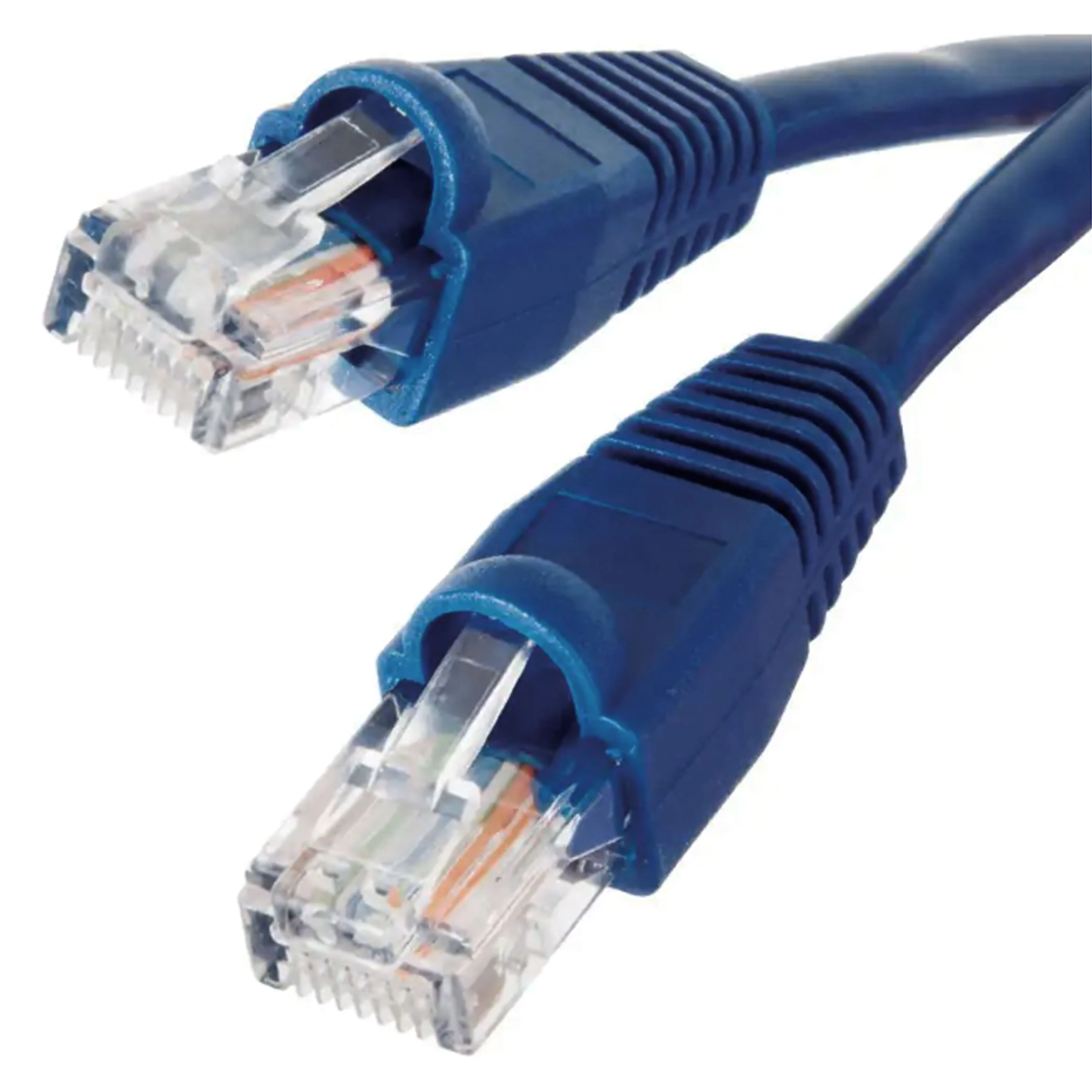 4 Pc 15 FT CAT5e 24 AWG RJ45 Ethernet LAN Network Patch Cable Solid UTP Snagless