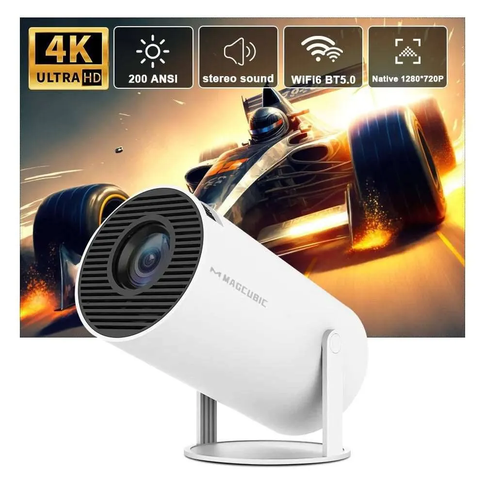 4K Android 11 Dual Wifi Projector Home Cinema Outdoor Projetor