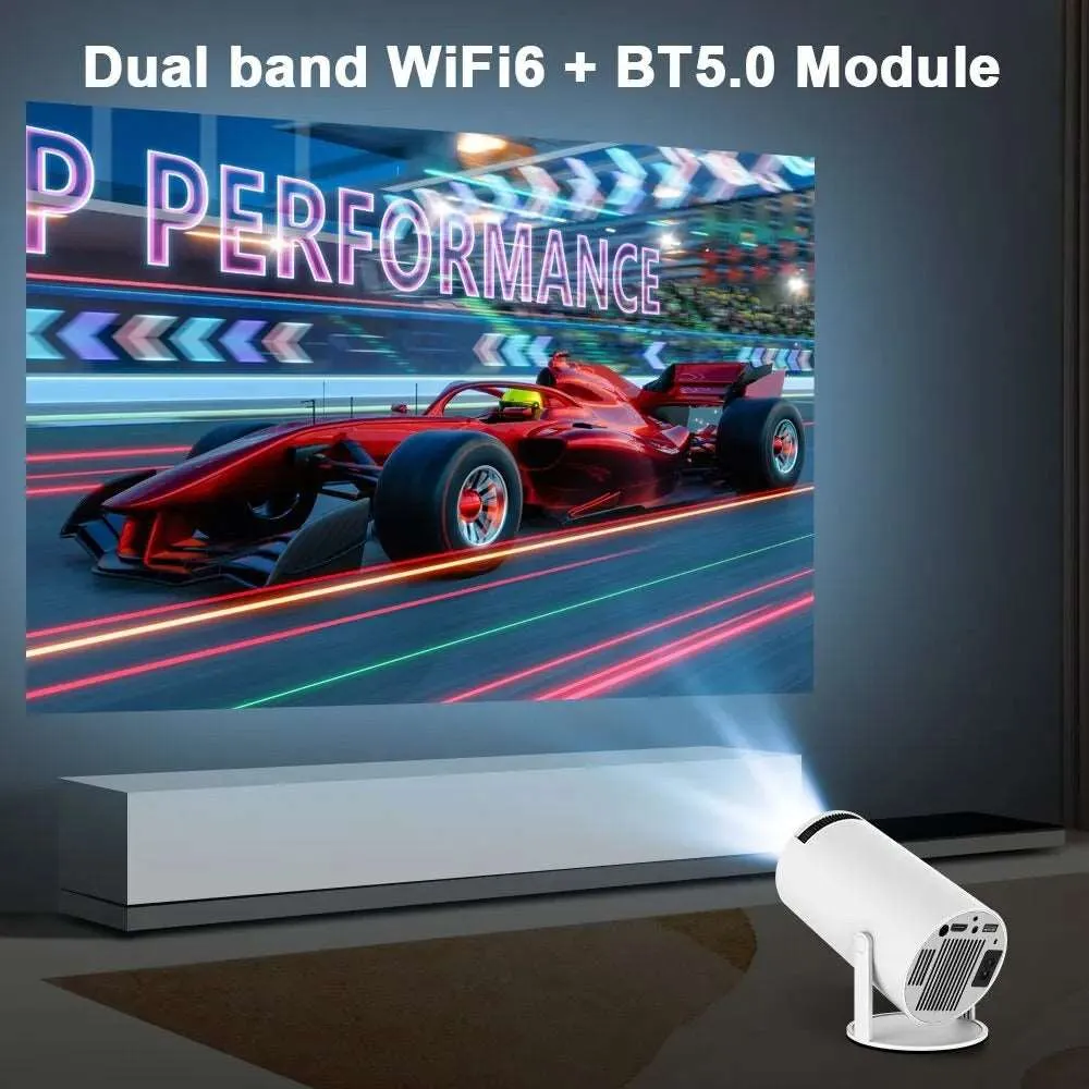 4K Android 11 Dual Wifi Projector Home Cinema Outdoor Projetor