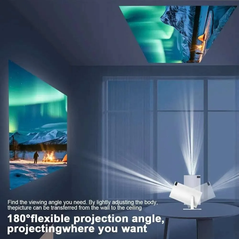 4K Android 11 Dual Wifi Projector Home Cinema Outdoor Projetor