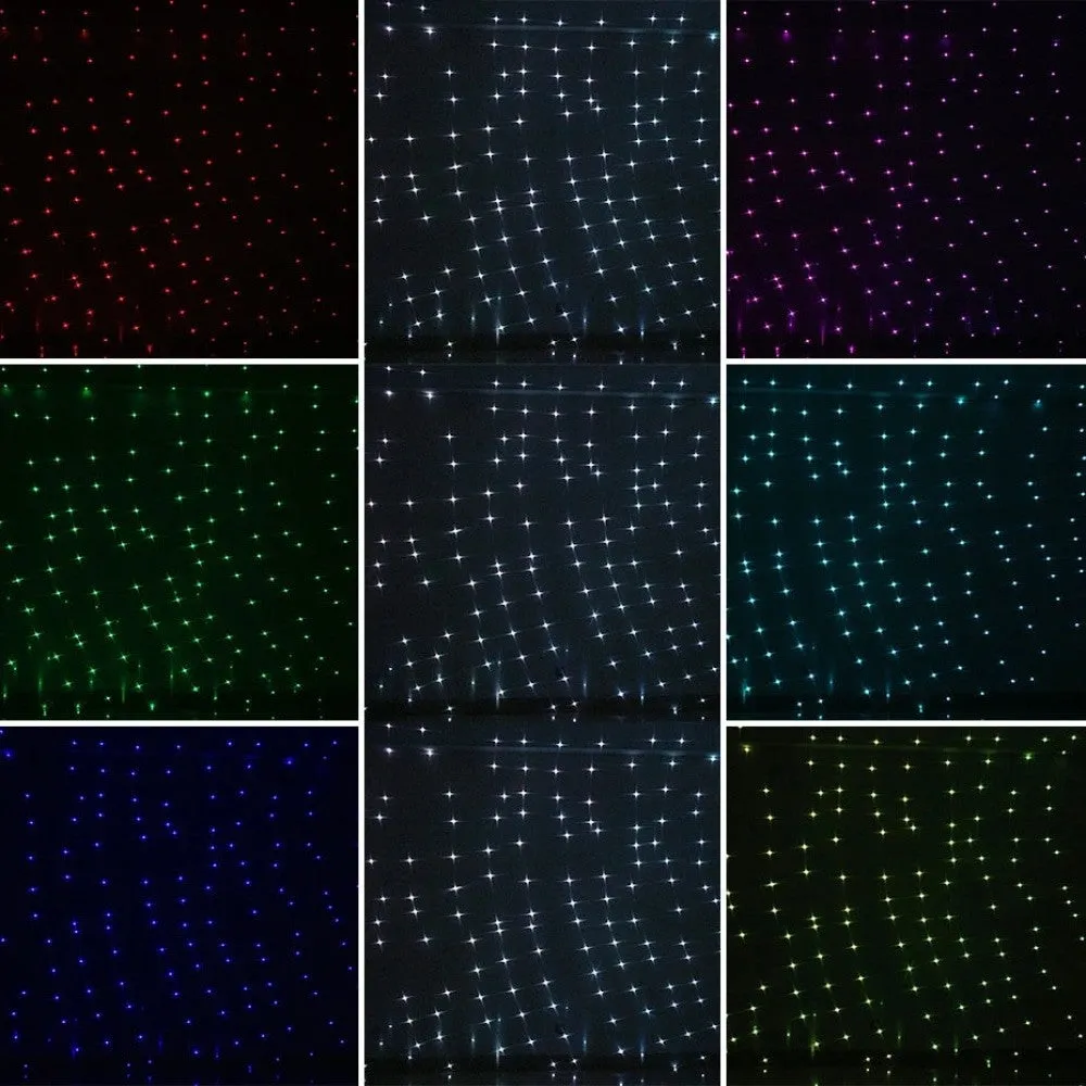7 Colour Motion Static Outdoor Christmas White Star Laser Projector Lights Holiday Waterproof Xmas Tree Garden Shower Light