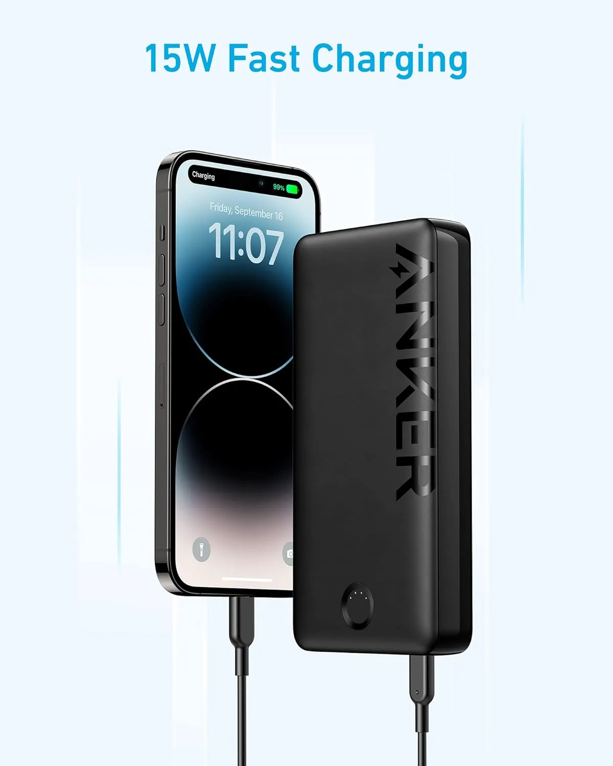 Anker Portable Charger, 20,000mAh Power Bank