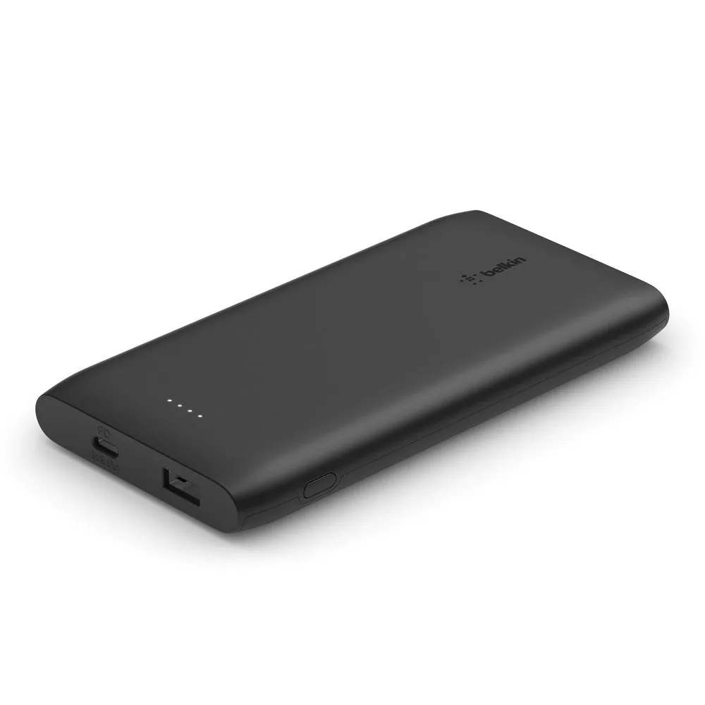 BELKIN BoostCharge USB-C Powerbank 10K - 18W PD Tablet & Smartphone Charger with Cable - Black