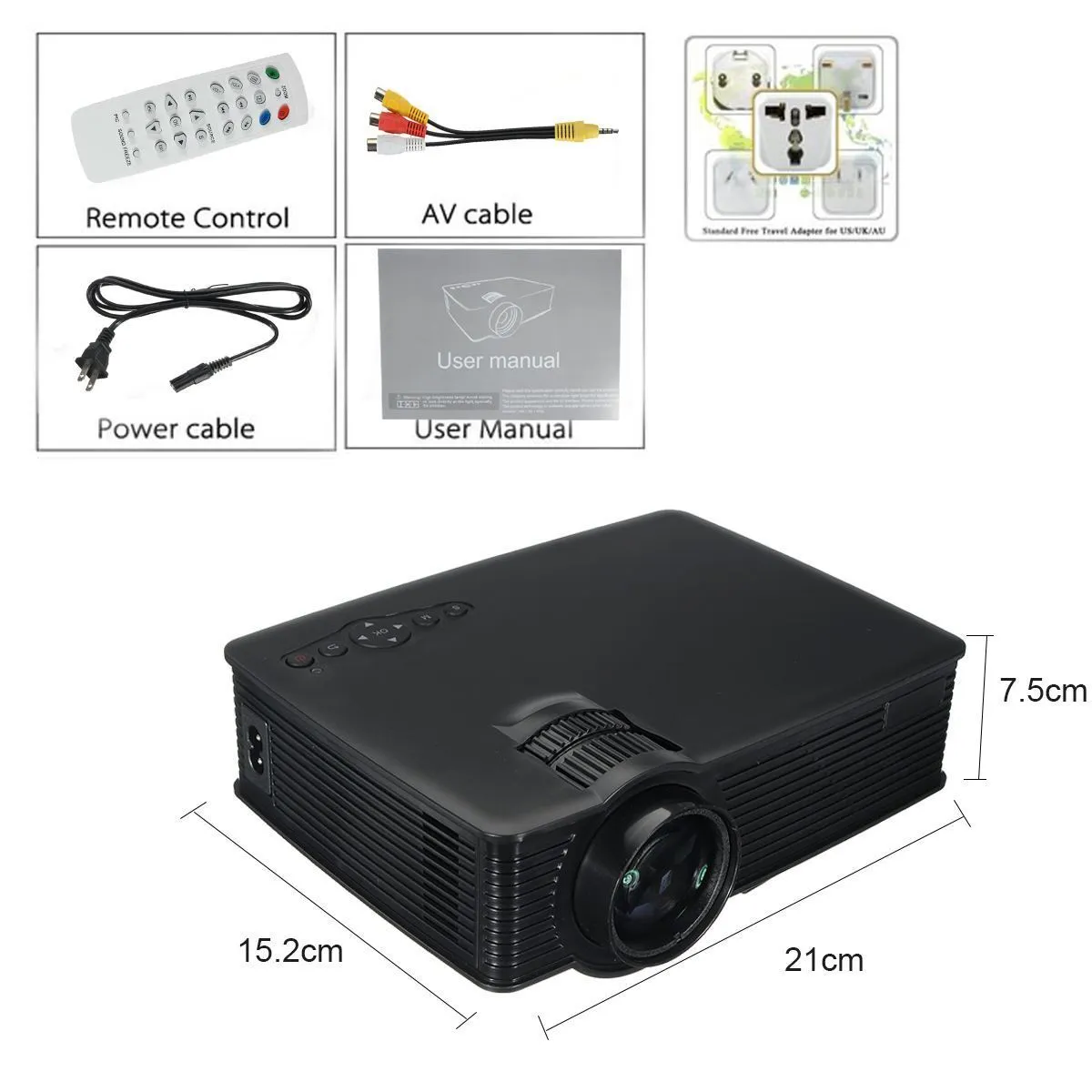Lumens 3D DLP Home Theater Projector