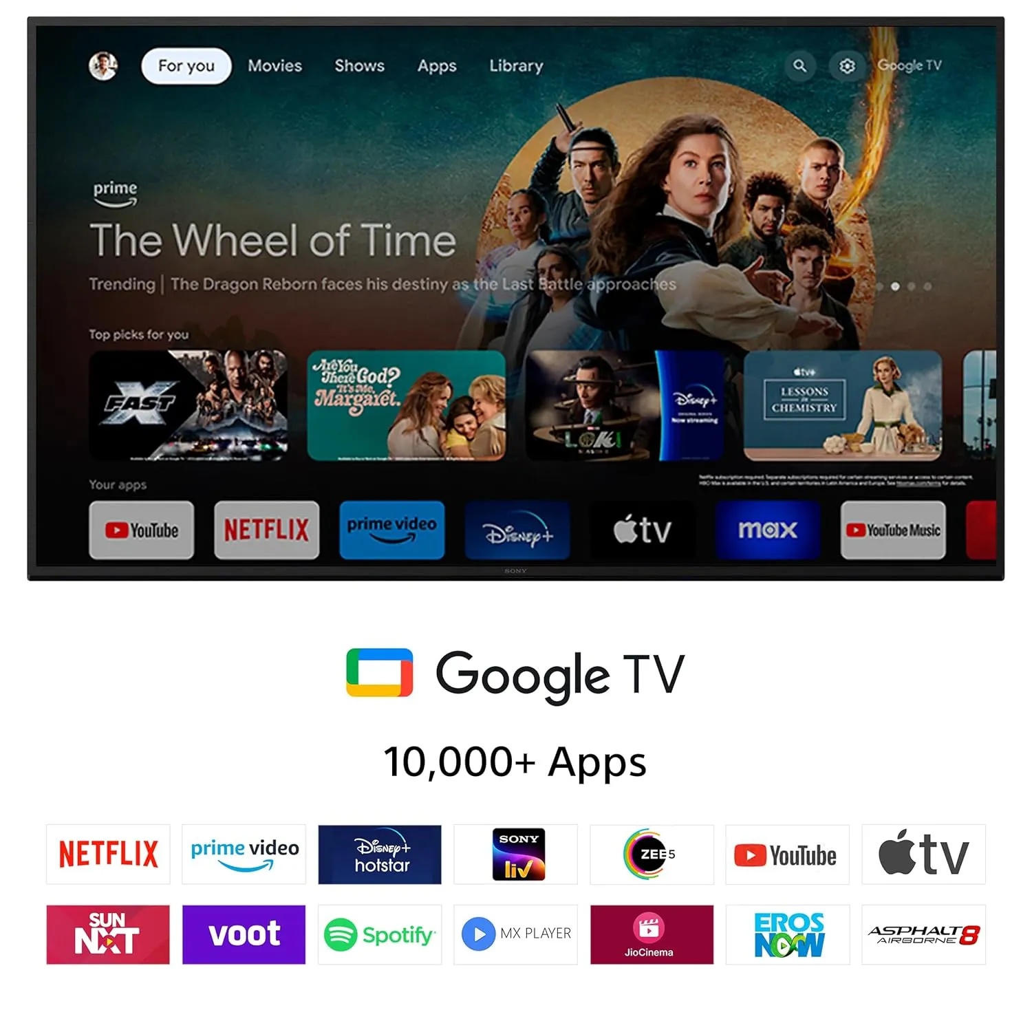 Sony K-55S30 BRAVIA 3 Series 139 cm (55 inches) 4K Ultra HD AI Smart LED Google TV  (Black)
