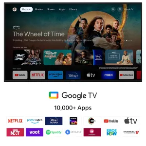 Sony K-75S30 BRAVIA 3 Series 189 cm (75 inches) 4K Ultra HD AI Smart LED Google TV  (Black)