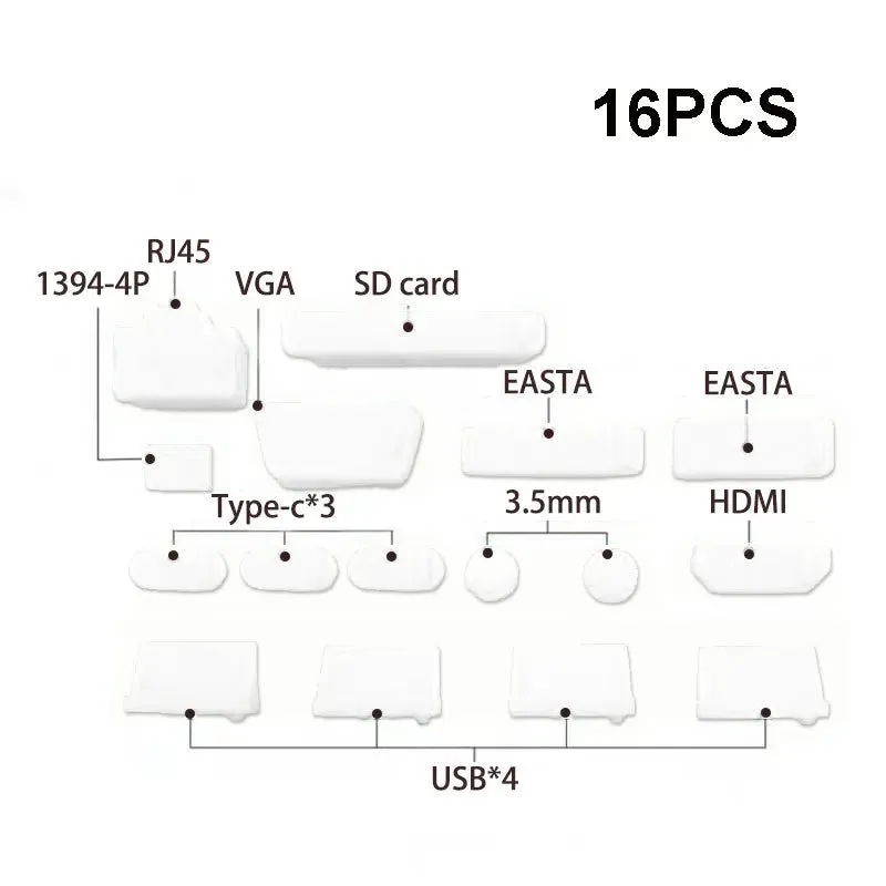 Universal USB dust plug for laptop