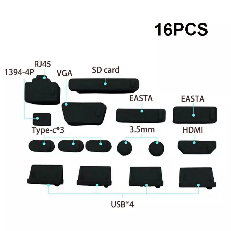 Universal USB dust plug for laptop