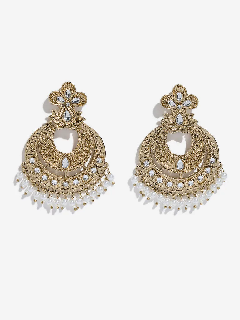 Westside Accessories Gold Dangler Earrings