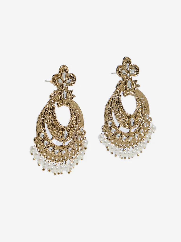 Westside Accessories Gold Dangler Earrings