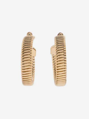 Westside Accessories Gold Statement Hoop Earrings