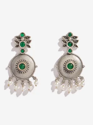 Westside Accessories Silver Gemstone Earrings