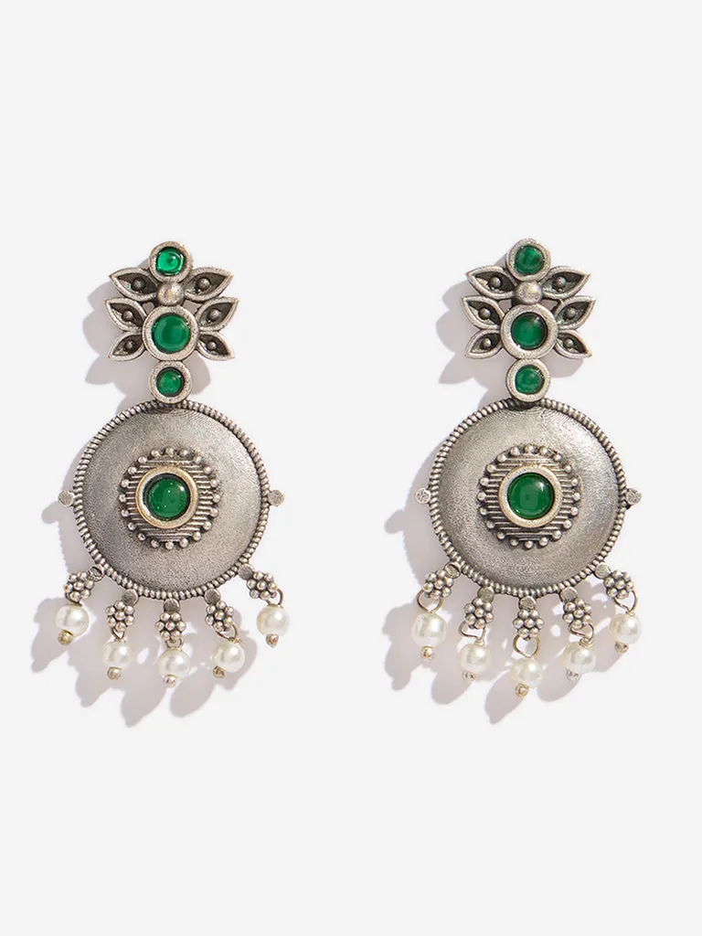 Westside Accessories Silver Gemstone Earrings