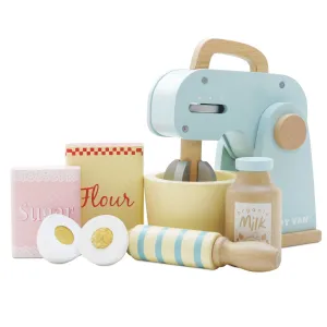 Wooden Bakers Mixer Set & Accessories