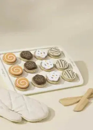 Wooden Cookies Playset and Accessories