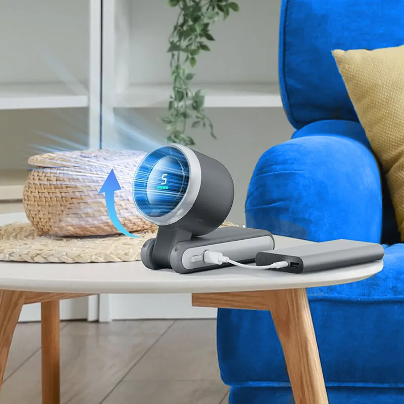 Zomer Outdoor essential - Draagbare handbediende turboventilator