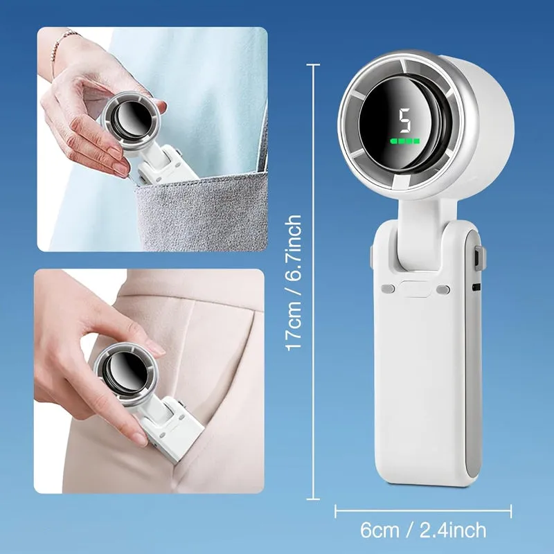 Zomer Outdoor essential - Draagbare handbediende turboventilator