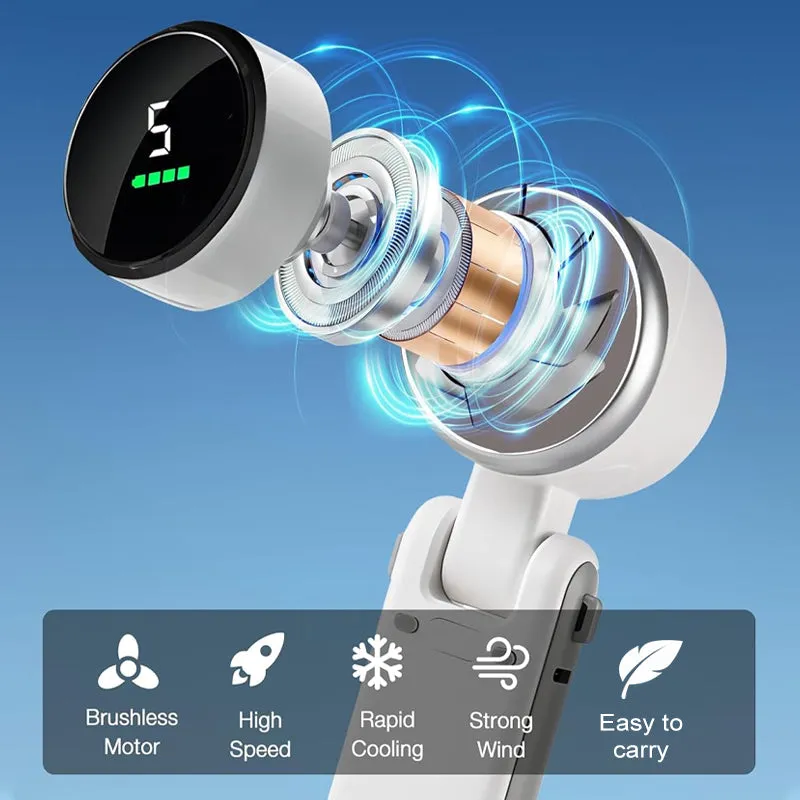 Zomer Outdoor essential - Draagbare handbediende turboventilator